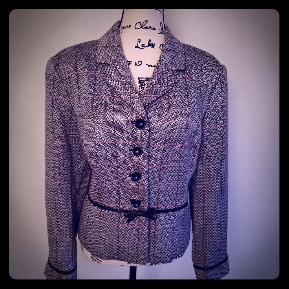 Glen Plaid Blazer